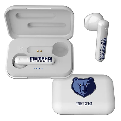 Memphis Grizzlies Personalized Insignia Design Wireless Earbuds