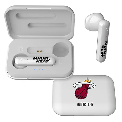 Miami Heat Personalized Insignia Design Wireless Earbuds