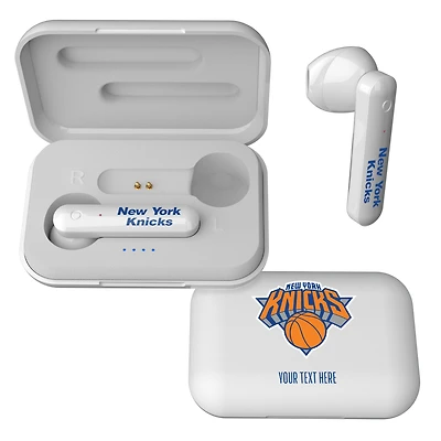 New York Knicks Personalized Insignia Design Wireless Earbuds