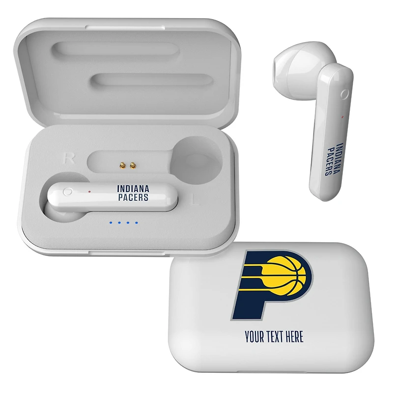 Indiana Pacers Personalized Insignia Design Wireless Earbuds