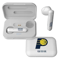 Indiana Pacers Personalized Insignia Design Wireless Earbuds
