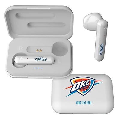 Oklahoma City Thunder Personalized Insignia Design Wireless Earbuds