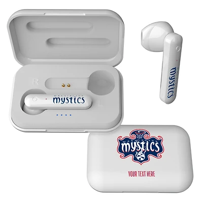 Keyscaper Washington Mystics Personalized True Wireless Earbuds