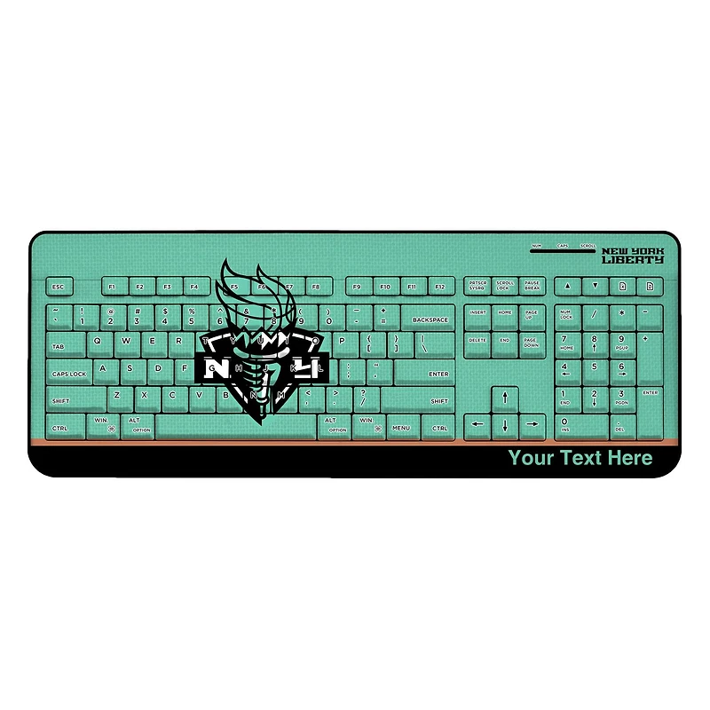 New York Liberty Personalized Wireless Endzone Keyboard