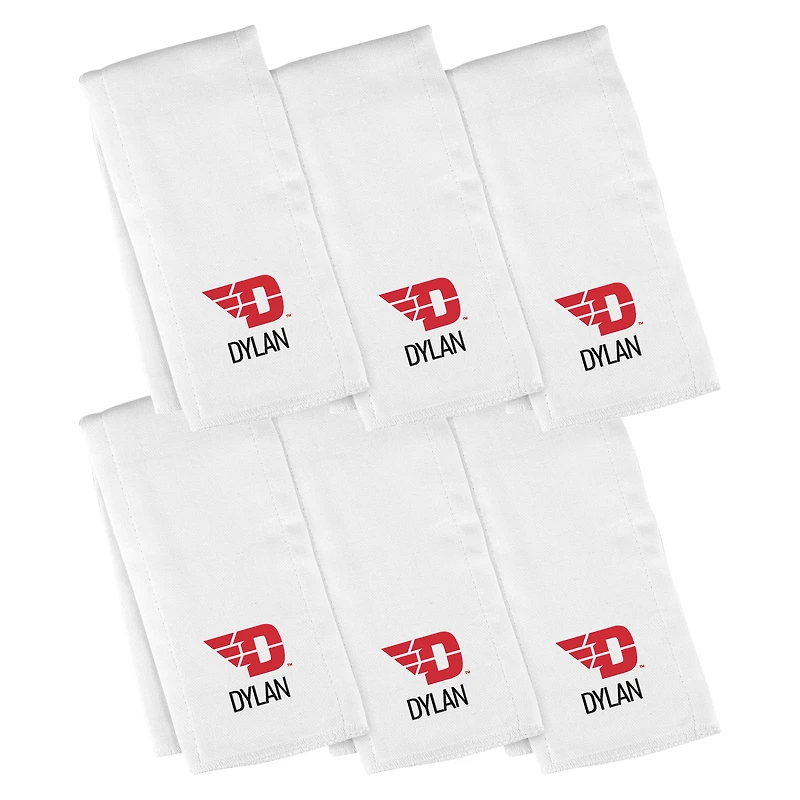 Infant Dayton Flyers Personalized Burp Cloth 6-Pack