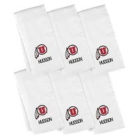 Infant Utah Utes Personalized Burp Cloth 6-Pack