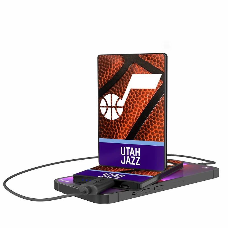 Utah Jazz Basketball Design 2500mAh Credit Card Powerbank