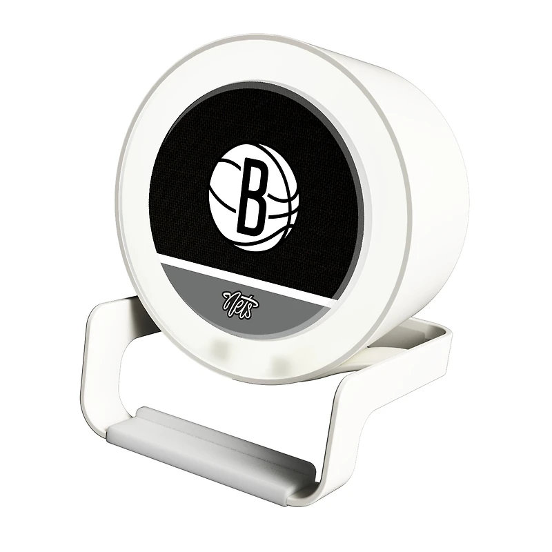 Brooklyn Nets Endzone Design Night Light Wireless Charger And Bluetooth Speaker