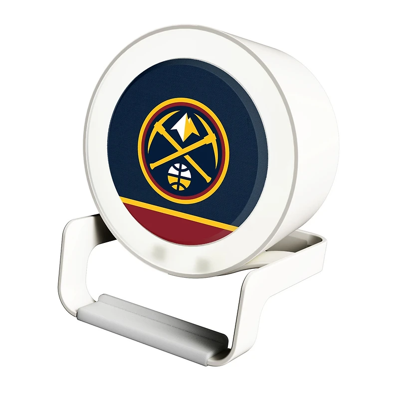 Denver Nuggets Endzone Design Night Light Wireless Charger And Bluetooth Speaker