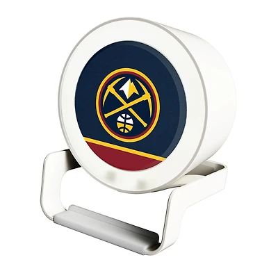Denver Nuggets Endzone Design Night Light Wireless Charger And Bluetooth Speaker