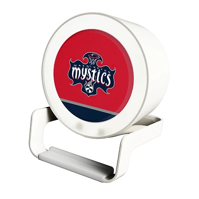 Washington Mystics Endzone Design Night Light Wireless Charger And Bluetooth Speaker