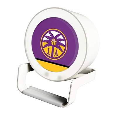 Los Angeles Sparks Endzone Design Night Light Wireless Charger And Bluetooth Speaker
