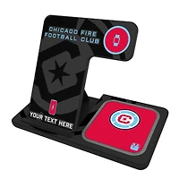 Chicago Fire Personalized 3-in-1 Charging Station