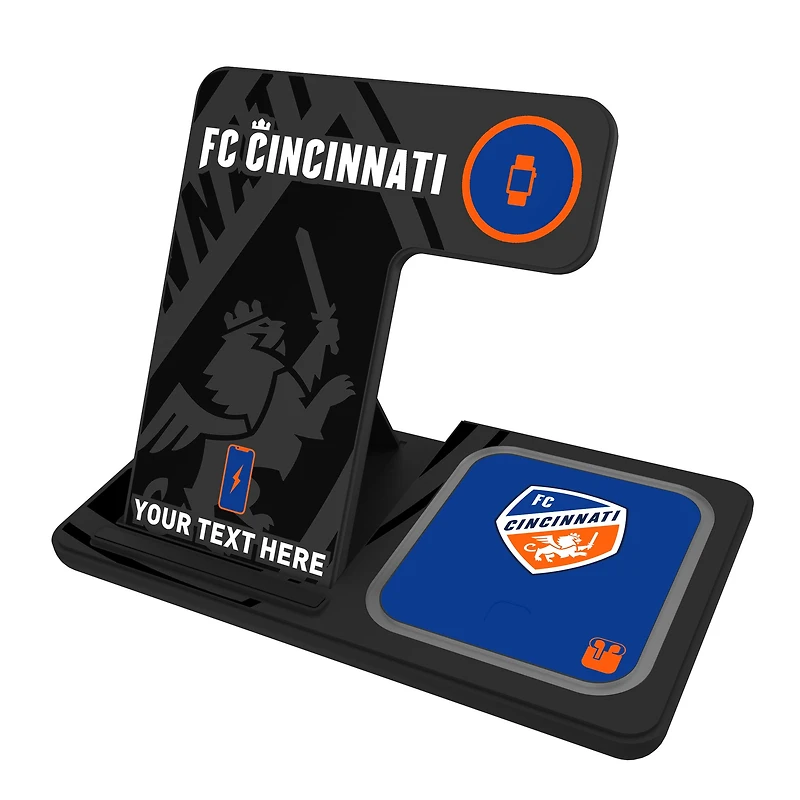 FC Cincinnati Personalized 3-in-1 Charging Station
