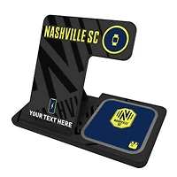Nashville SC Personalized 3-in-1 Charging Station