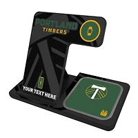 Portland Timbers Personalized 3-in-1 Charging Station
