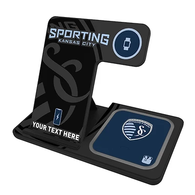 Sporting Kansas City Personalized 3-in-1 Charging Station