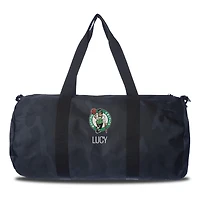 Boston Celtics Navy Camo Print Personalized Duffel Bag