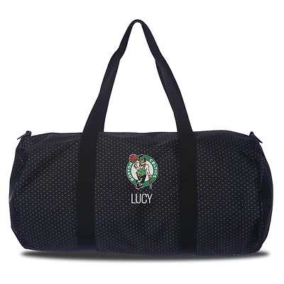 Boston Celtics Dot Print Personalized Duffel Bag