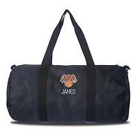 New York Knicks Navy Camo Print Personalized Duffel Bag