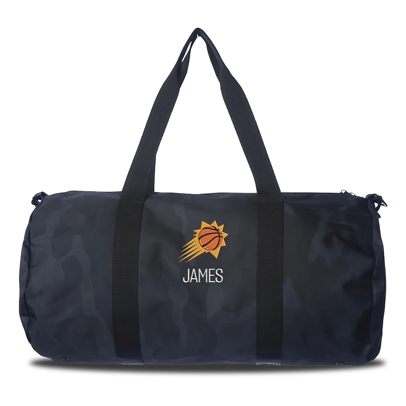 Phoenix Suns Navy Camo Print Personalized Duffel Bag