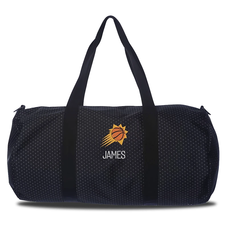 Phoenix Suns Dot Print Personalized Duffel Bag