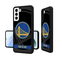 Golden State Warriors Personalized Tilt Design Galaxy Bump Case