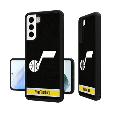 Utah Jazz Personalized Stripe Galaxy Bump Case