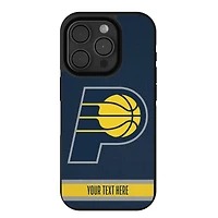Indiana Pacers Personalized Stripe Design iPhone Bump Case
