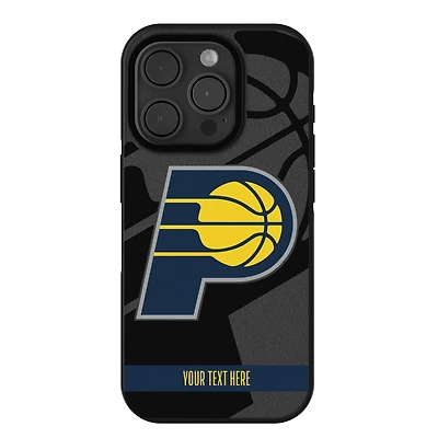Indiana Pacers Personalized Tilt Design iPhone Bump Case