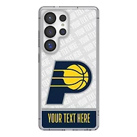 Indiana Pacers Personalized Tilt Design Galaxy Clear Case