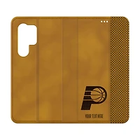 Indiana Pacers Personalized Burn Design Galaxy Folio Case