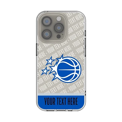 Orlando Magic Personalized Tilt Design iPhone Clear Case