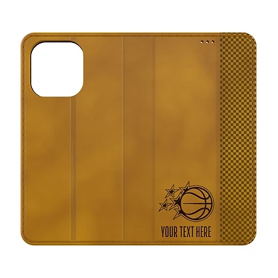 Orlando Magic Personalized Burn Design iPhone Folio Case