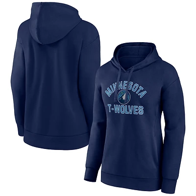 Women's Navy Minnesota Timberwolves Team Overtime Pullover Hoodie