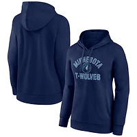 Women's Navy Minnesota Timberwolves Team Overtime Pullover Hoodie