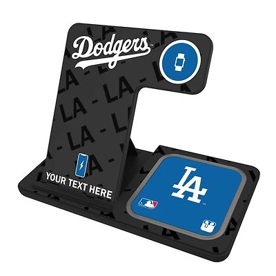 Los Angeles Dodgers Personalized 3-in-1 Charging Station
