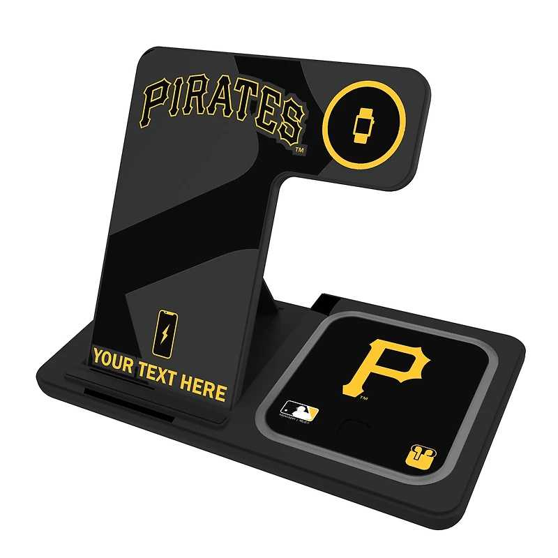 Pittsburgh Pirates Personalized 3-in-1 Charging Station