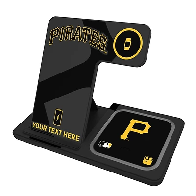 Pittsburgh Pirates Personalized 3-in-1 Charging Station