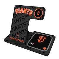 San Francisco Giants Personalized 3-in-1 Charging Station