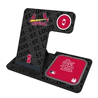 St. Louis Cardinals Personalized 3-in-1 Charging Station