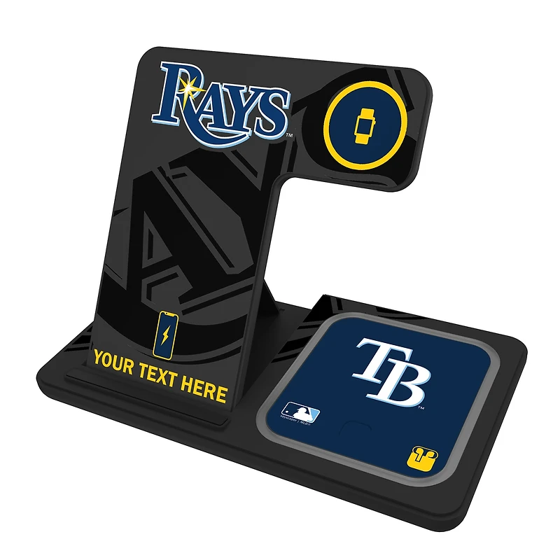Tampa Bay Rays Personalized 3-in-1 Charging Station
