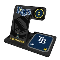 Tampa Bay Rays Personalized 3-in-1 Charging Station