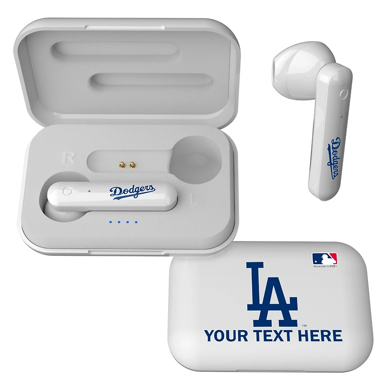Los Angeles Dodgers Personalized True Wireless Earbuds