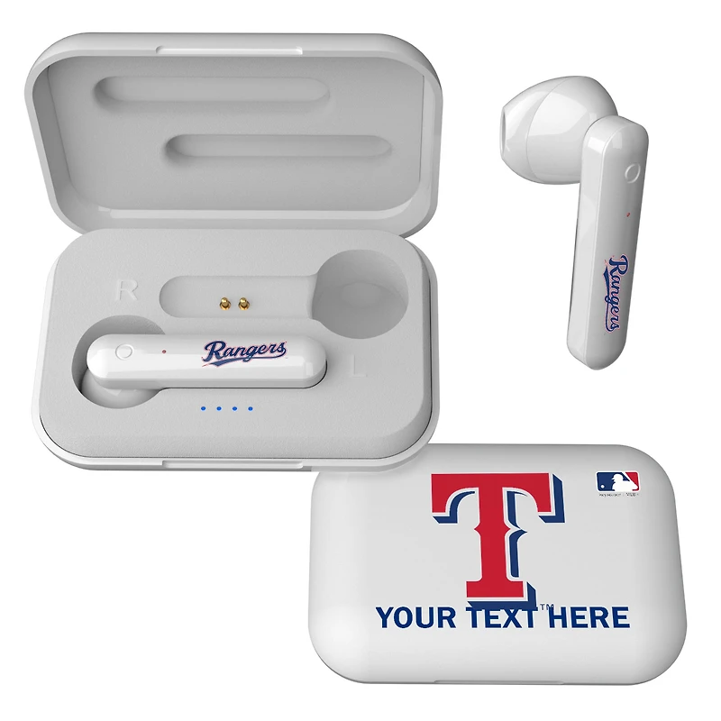 Texas Rangers Personalized True Wireless Earbuds