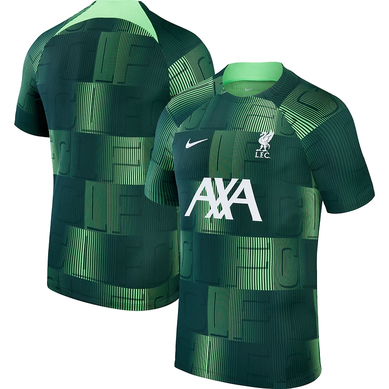Men's Nike Green Liverpool 2023/24 Academy Pro Pre-Match Top