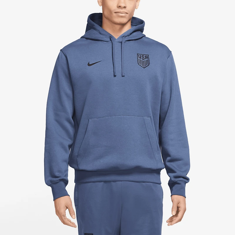 Men's Nike Navy USMNT NSW Club Fleece Pullover Hoodie