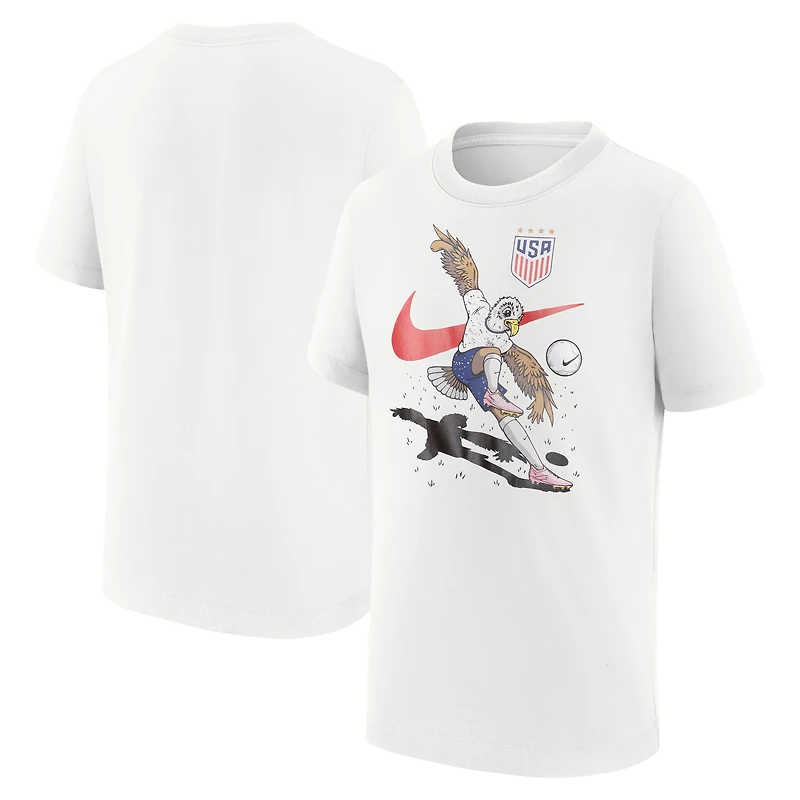 Youth Nike White USWNT Mascot T-Shirt