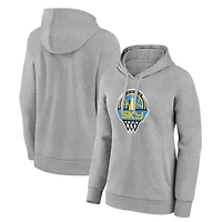 Women's Gray Chicago Sky Primary Logo Pullover Hoodie