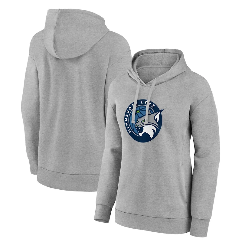 Women's Gray Minnesota Lynx Primary Logo Pullover Hoodie